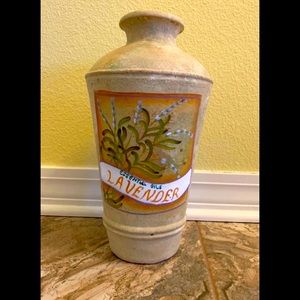 Vase hand painted Grecian style